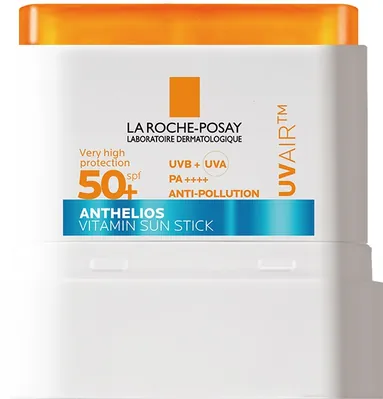 Засіб сонцезахисний для обличчя La Roche-Posay Anthelios UV Air SPF50+ з антиоксидантами у форматі стіку, 10 мл/9 г