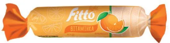 Цукерки жувальні Fitto Light Вітамінка апельсин, 30 г