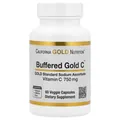 Вітамін С буферизований California Gold Nutrition Buffered Gold C 750 мг вег. капсули №60