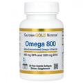 Омега 800 California Gold Nutrition Omega 800 1000 мг, 30 капсул