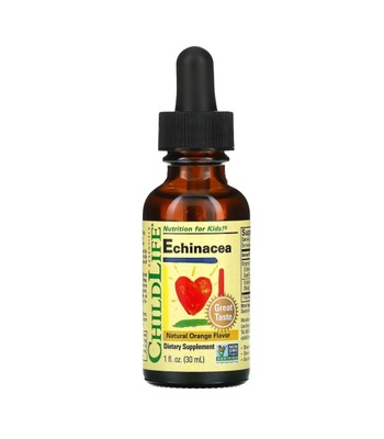 Эхинацея жидкая ChildLife Liquid Echinacea для детей с натуральным апельсиновым вкусом, 30 мл