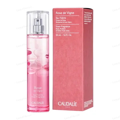 Туалетна вода Caudalie Rose de Vigne енергетична, 50 мл