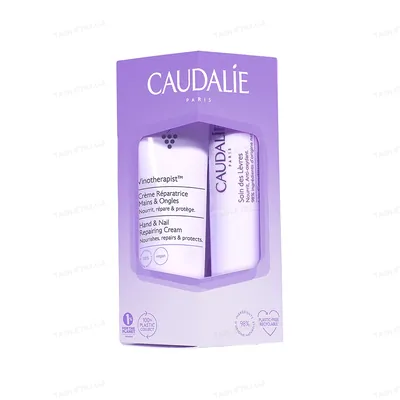Набір Caudalie Vinotherapist Lip & Hand Duo (Кондиціонер для губ 4.5г, Крем для рук та нігтів 30мл)
