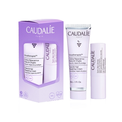 Набір Caudalie Vinotherapist Lip & Hand Duo (Кондиціонер для губ 4.5г, Крем для рук та нігтів 30мл)