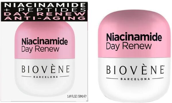 Крем для лица Biovene с ниацинамидом восстанавливающий дневной, 50 мл