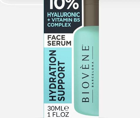 Сыворотка для лица Biovene увлажняющая с гиалуроновой кислотой и витамином В5, 30 мл