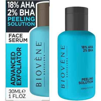 Сыворотка для лица Biovene отшелушивающая с кислотами AHA, BHA, 30 мл