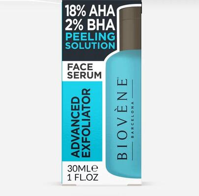 Сыворотка для лица Biovene отшелушивающая с кислотами AHA, BHA, 30 мл