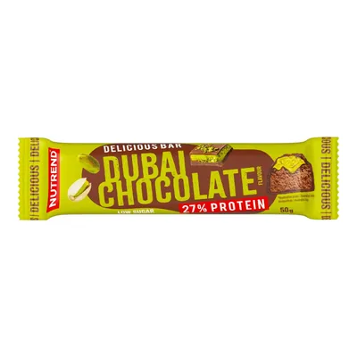 Батончик протеїновий Nutrend Delicious Bar дубайський шоколад, 50 г
