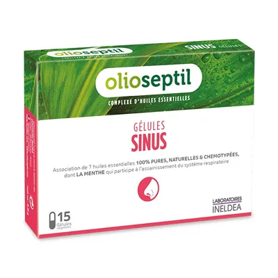 Комплекс Гайморові пазухи Olioseptil Sinus, 15 капсул