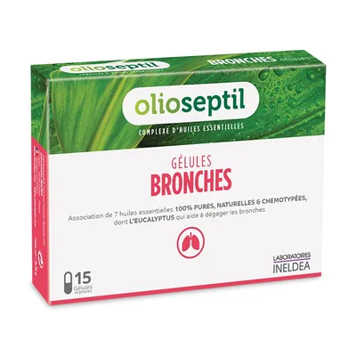 Комплекс Бронхи Olioseptil Bronches, 15 капсул