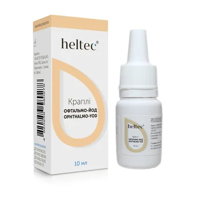 Офтальмо-йод (Ophthalmo-yod) краплі по 10 мл у полімерному флаконі у картонній пачці