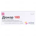 Діокор 160 таблетки, в/плів. обол. по 160 мг/12.5 мг №30 (10х3)