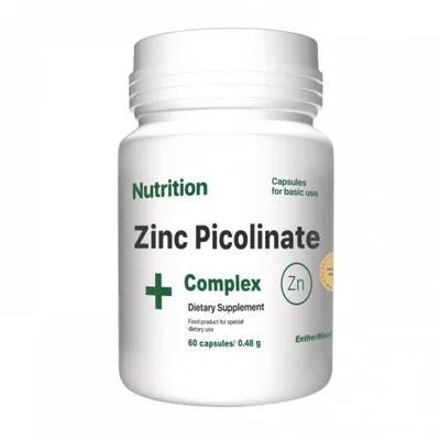 Мінеральний комплекс AB PRO EntherMeal Zinc Picolinate Complex+, 60 капсул