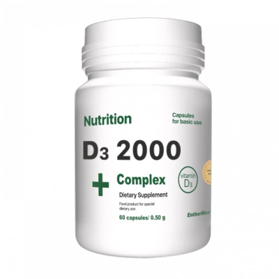 Вітаміни AB PRO EntherMeal D3 2000 Complex+, 60 капсул