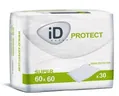 Пелюшки iD Expert Protect Super одноразові поглинаючі, 60 x 60 см, 30 шт