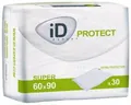 Пелюшки одноразові iD Expert Protect Super, 60 x 90 см, 30 шт