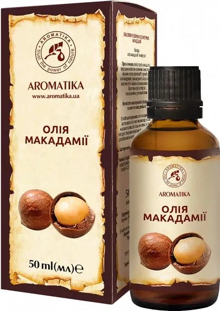 Олія рослинна Ароматика Макадамії, 50 мл
