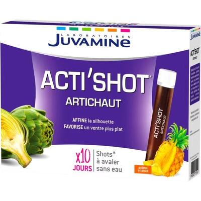 Диетическая добавка Juvamine АктиШот Артишок бутылочка №10