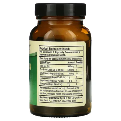 Добавка для імунітету для котів та собак Dr. Mercola SpiruGreen, 180 таблеток
