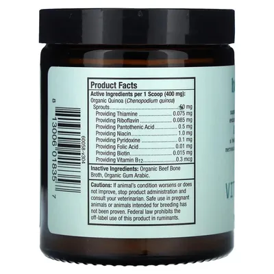Комплекс вітамінів B для котів та собак Dr. Mercola Organic Vitamin B Complex, 24 г