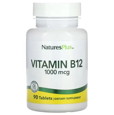 Вітамін B12 Nature's Plus Vitamin B12 1000 мкг, 90 таблеток