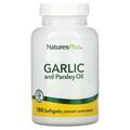 Чеснок и масло петрушки Nature's Plus Garlic and Parsley Oil, 180 капсул