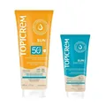 Набір Topicrem Sun Protect (молочко сонцезахисне SPF50+, що зволожує 200 мл + гель після засмаги, тонізуючий 50 мл)