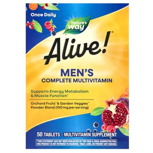 Мультивитамины Nature's Way Alive! Men's Complete Multivitamin для мужчин, 50 таблеток
