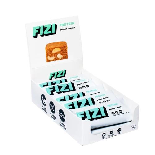 Батончик протеїновий Fizi Protein Арахіс+Какао, 45 г
