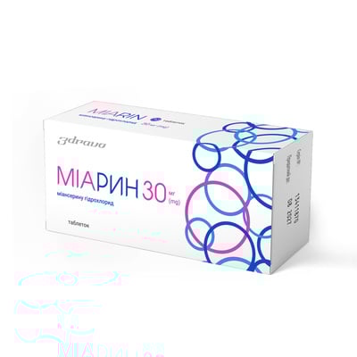 Миарин таблетки, п/о по 30 мг №30 (10х3)