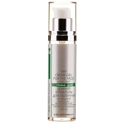 Крем-гель для обличчя Green Pharm Cosmetic SPF15 денний, 50 мл