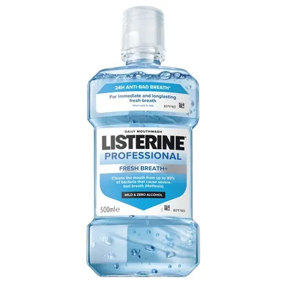 Ополіскувач для порожнини рота Listerine Professional Свіжий подих+, 500 мл