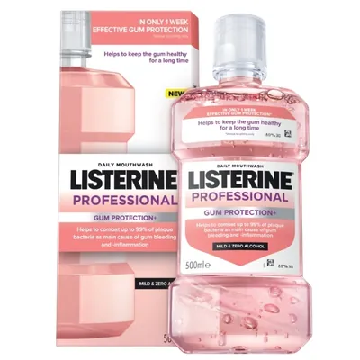 Ополіскувач для порожнини рота Listerine Professional Захист ясен+, 500 мл