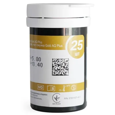 Тест-смужки Heaco Gold AQ Plus для глюкометра 50 штук