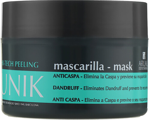 Маска Arual  Unik Hi-Tech Peeling для волос склонных к появлению перхоти, 250 мл