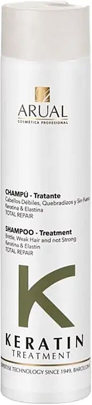 Шампунь Arual Keratin восстанавливающий для ослабленных и поврежденных волос, 250 мл