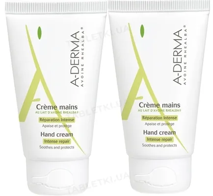 Набір A-Derma Дуо крем для рук, 2 шт х 50 мл