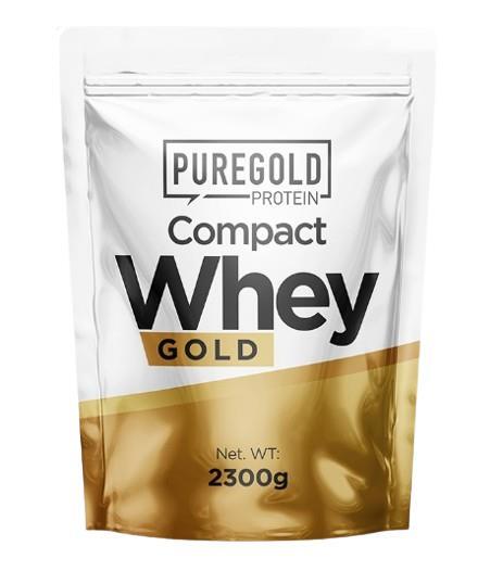 Протеин Pure Gold Protein Compact Whey Gold Strawberry Ice Cream сывороточный, клубничное мороженое, 2300 г