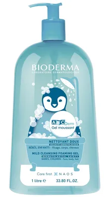 Гель дитячий Bioderma ABCDerm для купання без мила, 1000 мл