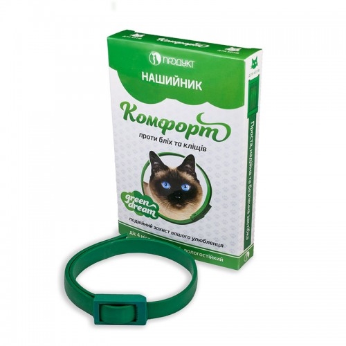 Ошейник Комфорт от блох и клещей для кошек, 35 см
