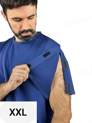 Футболка адаптивна на липучках Plus Plus 85694967-2 колір синій, розмір 2XL