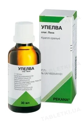 Упелва спаг пєка краплі ор. по 30 мл у флак.