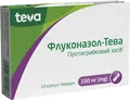 Флуконазол-Тева капсули тв. по 100 мг №10