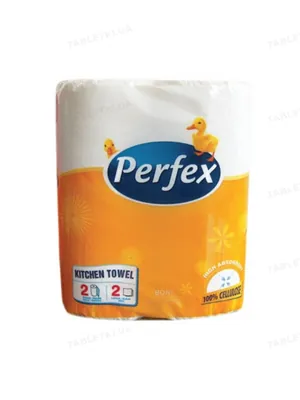 Рушники паперові Perfex, 2 шари, рулон, 2 штуки