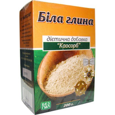 Каосорб Белая глина с зародышами пшеницы порошок, 200 г