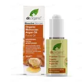Олія для обличчя Dr. Organic з марокканською аргановою олією для живлення та зволоження шкіри, 30 мл