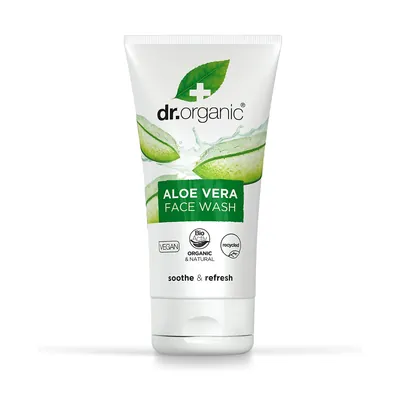 Гель для вмивання Dr. Organic алое вера очищуючий, 150 мл