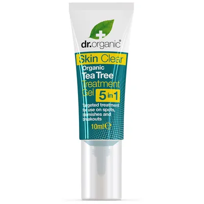 Гель для обличчя Dr. Organic Skin Clear  5 в 1 від недоліків та запалень шкіри, 10 мл