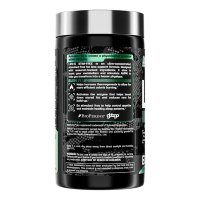 Жироспалювач Nutrex Research Lipo6 Stim-Free, 60 капсул